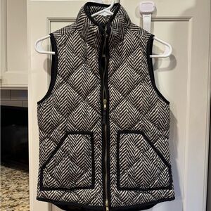 J.Crew women’s vintage herringbone vest XXS